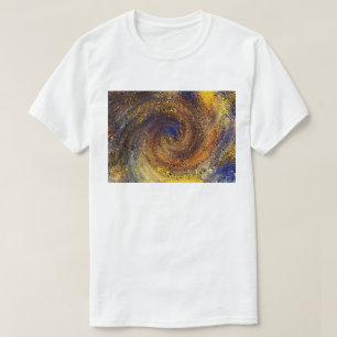 Abstrakt Psychedelic Swirl Mönster Colorful Art T Shirt