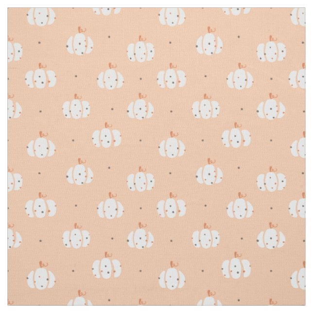 Abstrakt Pumpkin Mönster Fabric Tyg (Provkarta)