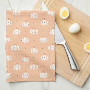 Abstrakt Pumpkin Mönster Kitchen Towel Kökshandduk