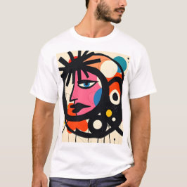 Abstrakt Punk Art T Shirt