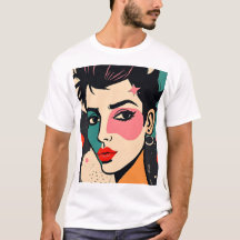 Abstrakt Punk Porträtt