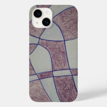 Abstrakt Purple iPhone / iPad-fodral