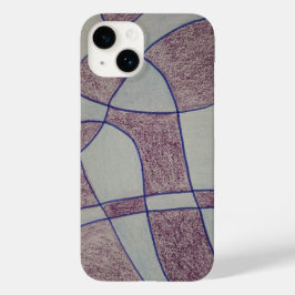 Abstrakt Purple iPhone / iPad-fodral