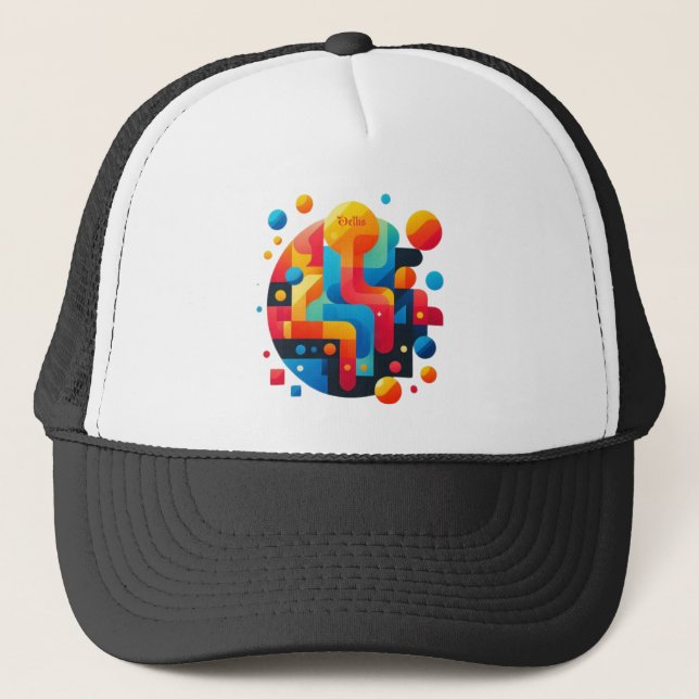 Abstrakt Puzzle Keps (Framsida)