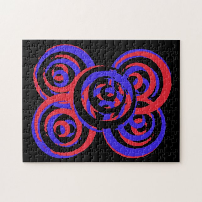 Abstrakt Puzzle Pussel (Horisontell)