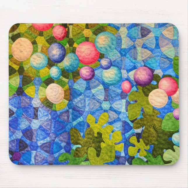 abstrakt quilt mönster musmatta (Framsidan)