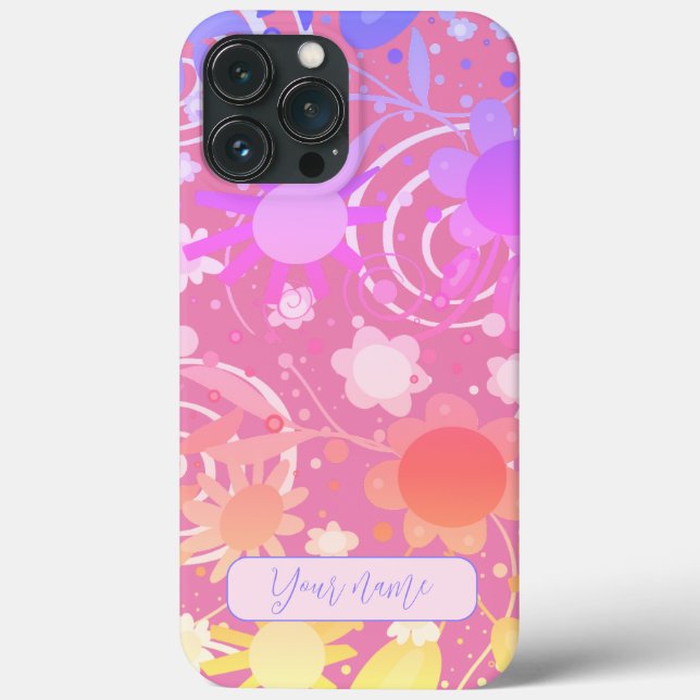 Abstrakt Rainbow Colorful Modern Personlig (Baksida)