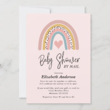 Abstrakt Rainbow Girl Baby Shower by Mail