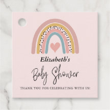 Abstrakt Rainbow Girl Baby Shower Tack