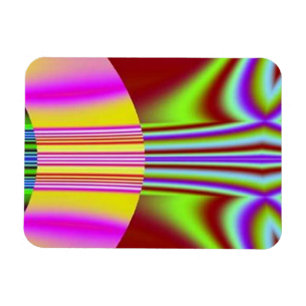 Abstrakt Rainbow Guitar Magnet