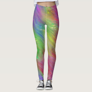 Abstrakt Rainbow Leggings