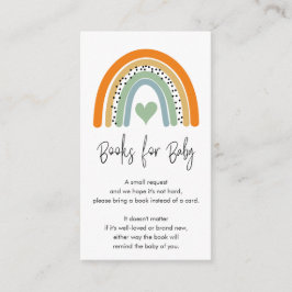 Abstrakt Rainbow Pojke Bokar för Baby Tilläggskort