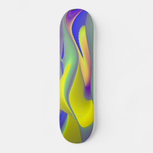 Abstrakt Rainbow Skateboard Bräda 19,5 Cm