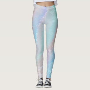 Abstrakt Rainbow Struktur Leggings