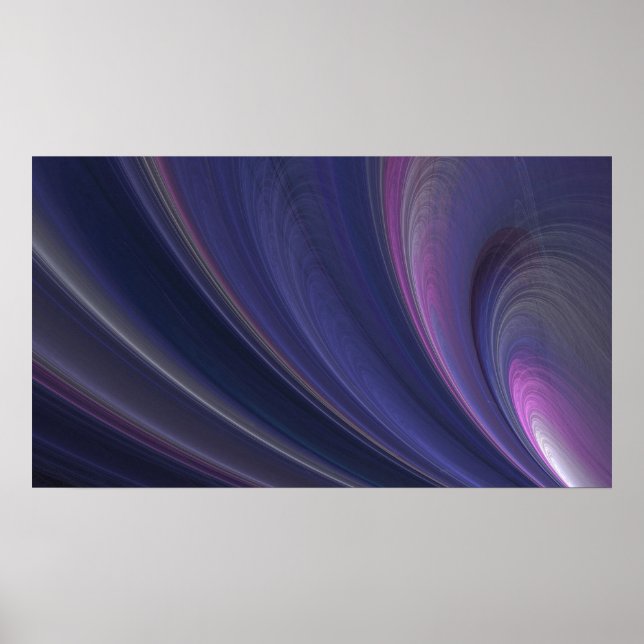 Abstrakt Rainbow Swirl Poster (Framsidan)