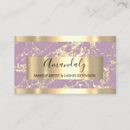 Abstrakt Ram Modern Marble Lila Lavender Visitkort