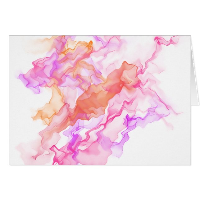 Abstrakt ramtrafiktyp hälsningskort (Framsidan Horizontal)