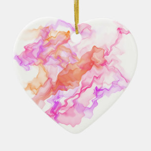 Abstrakt ramtrafiktyp julgransprydnad keramik