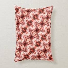 Abstrakt rand av silkesrapportör i det rosaftiga v prydnadskudde