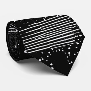 Abstrakt Rand Dot Neck slips