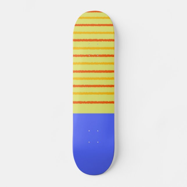 abstrakt rand modern konst mini skateboard bräda 18,5 cm (Framsida)