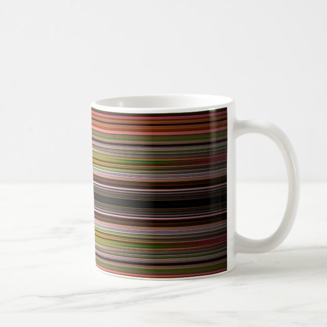 Abstrakt rand mönster kaffemugg (Höger)