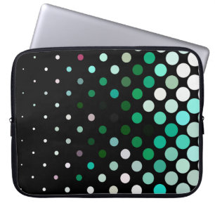 Abstrakt - raster bakgrund mönster. Geometriskt co Laptop Fodral