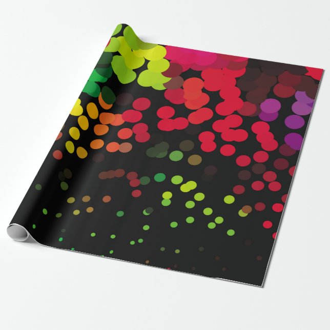 Abstrakt - raster bakgrund mönster. Geometriskt co Presentpapper (Utrullad)