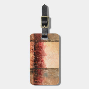 Abstrakt Red Ligcape Bagagebricka