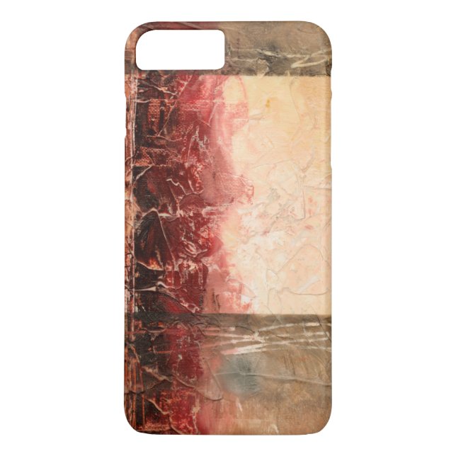 Abstrakt Red Ligcape Case-Mate iPhone Skal (Baksida)