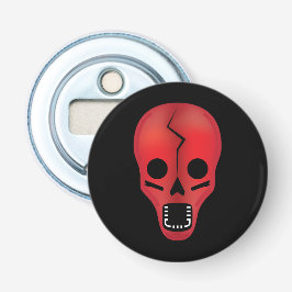 Abstrakt Red Skull Flasköppnare