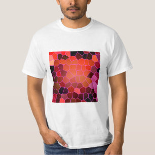 Abstrakt Red T Shirt