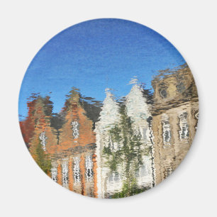 Abstrakt reflexioner magnet