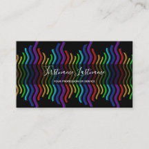 Abstrakt regnbåge färg vinkar kalligrafi