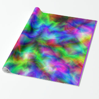 Abstrakt regnbågefärger presentpapper