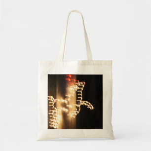Abstrakt Reindeer Budget Tote Tygkasse
