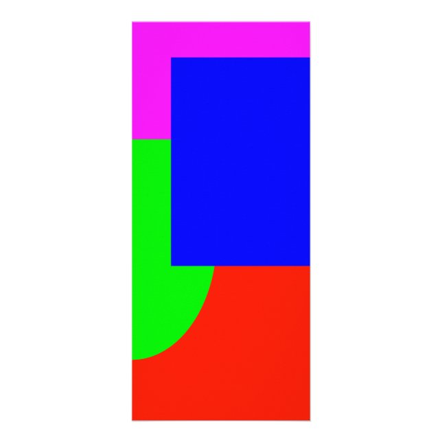 Abstrakt Reklamkort (Framsidan)