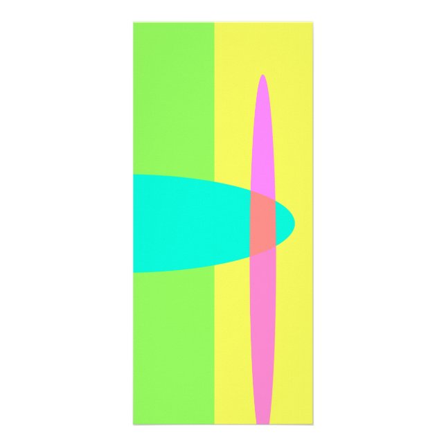 Abstrakt Reklamkort (Framsidan)