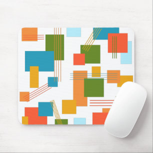 Abstrakt Rektanglar och Linjer Musmatta