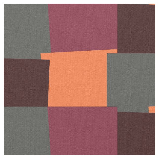 Abstrakt Retro Färg Geometriskt Mönster #6 Tyg (Närbild)