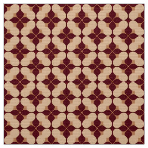 Abstrakt Retro Geometrisk Sömlös Mönster Tyg