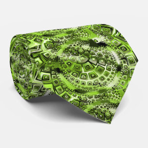 Abstrakt Retro Grönt Psychedelic Slips