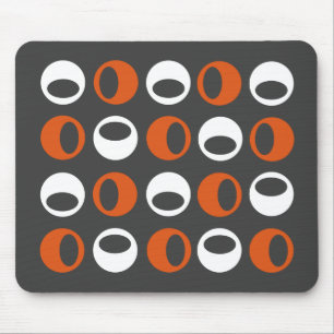 Abstrakt Retro moderna Spheres Mousepad Musmatta