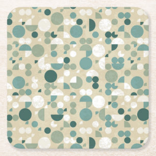 Abstrakt retro mönster underlägg papper kvadrat