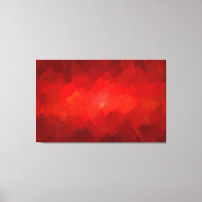 Abstrakt | Retro Red 17 Canvastryck (Framsida)