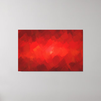 Abstrakt | Retro Red 17 Canvastryck