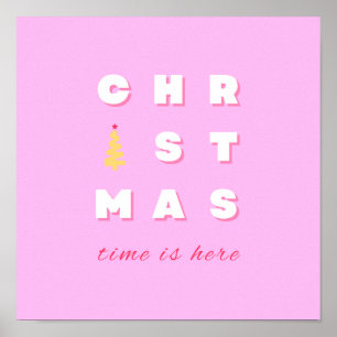 Abstrakt Retro-Rosan - Helgdag Decor Preppy Poster