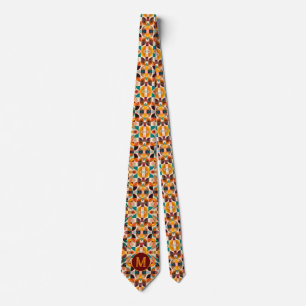 Abstrakt Retro Trendig Squaressamling Slips