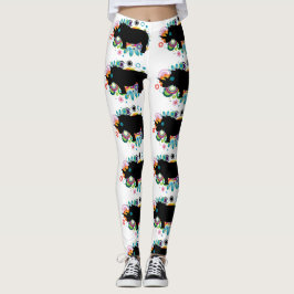 Abstrakt Rhino Leggings