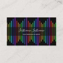 Abstrakt Rinbow färg linjer calligraphy business